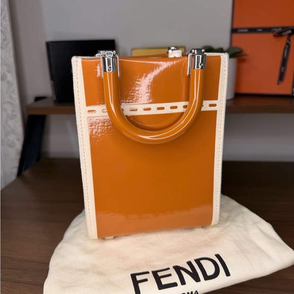 Fendi Sunshine Shopper Tote - Canvas and Leather - W/ Dustbag - Picture 5 of 17